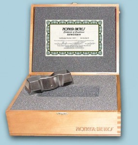 ASTM Specimen die certification
